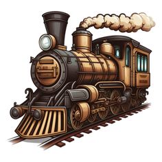 Train Png, Train Pattern, Old Trains, Transparent Image, Train Pictures, Color Pencil Drawing