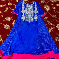 Brand New Shalwar Kurta Size 36 Long Sleeves With Pants And Dupaata Blue Summer Bottoms For Festive Occasions, Blue Festive Summer Bottoms, Blue Summer Festive Bottoms, Summer Festive Blue Bottoms, New Color, Color Blue, Wedding Dresses, Long Sleeves, Brand New