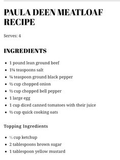 the ingredients for this recipe are shown in black and white