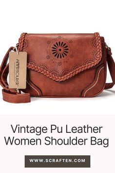 Luxe, responsibly sourced leather and a free-spirited silhouette makes the Vintage Crossbody Bag ideal for everyday wear. With the functionality of a tote, backpack and Handbag in one, this crossbody style features plenty of interior space and will hold your essentials with ease. #vintageleatherbag Vintage Crossbody Bag, Vintage Leather Bag, Women Shoulder Bag, Women Handbag, Vintage Women, Free Spirited, Vintage Handbags, Tote Backpack, The Vintage