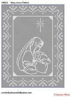 a cross stitch pattern for the birth of jesus