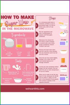 Say goodbye to salon visits! Learn the art of silky smooth skin with our easy DIY sugar wax in the Sugar Wax In Microwave, How To Make Sugar Wax At Home, Diy Sugar Wax Recipe, Sugaring Recipe, Diy Sugar Wax, Homemade Lifestyle, Homemade Sugar Wax, Sugar Wax Recipe, Wax Recipe