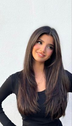 Exclusive Wolf Haircut Trendy Awesome Creative Hairstyle Ideas https://youtu.be/rBeYq9Hmr-4 Long Brown Hair Face Framing, Long Layers Long Face Frame, Long Layers No Curtain Bangs, Straight Hair Long Layers Face Framing, Long Brown Hair Layers Face Framing, Square Face Haircuts Long Straight Hair, Long Layers With Long Face Framing, Face Framing Layers No Bangs, Long Layers U Shape Face Framing