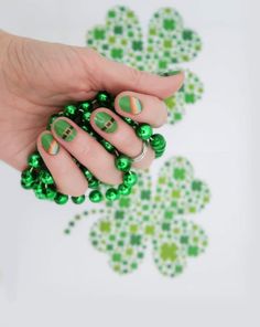 Show your St Paddy's day spirit with trendy nails! Hidden Treasure, St Paddys Day, St Paddy, Paddys Day