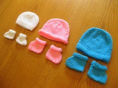 Basic Charity Hats Preemie Crochet, Hats Pattern, Preemie Hats, Baby Cardigan Knitting Pattern Free, Knitting For Charity, Baby Booties Knitting Pattern, Crochet Baby Hat Patterns