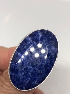 Large genuine aqua blue Lapis Lazuli Vintage ring Low content silver not sterling. Can be re sized. My jeweler charges $10-$20 All rings are shipped in a nice gift box. Check out our over a THOUSAND great reviews Engraving is $4 per letter and is not always perfect depending on the piece. It can take a few days if the jeweler is busy. This is payable to Paypal Judithsltd@gmail.com Blue Large Stone Ring Jewelry, Adjustable Blue Rings With Large Stone, Adjustable Blue Ring With Polished Finish, Collectible Blue Sterling Silver Jewelry, Blue Polished Finish Jewelry Gift, Blue Polished Jewelry As Gift, Blue Oval Jewelry For Gifts, Oval Blue Jewelry For Gifts, Oval Blue Jewelry As A Gift