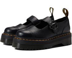 Dr. Martens Addina Flower | Zappos.com Doc Martens Sandals Closed Toe, Flower Buckle Doc Martens Outfit, Dr Martens Addina Flower, Dr Martens Shoes Outfit, Dr Martens Mary Janes, Doc Martens Shoes, Black Shoes Women, Womens Shoes High Heels, Mary Jane Flats