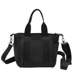 MINI COMMUTER NEOPRENE TOTE BAG - EVERLEIGH ONYX – MYTAGALONGS Gym Purse, Tech Bag, Neoprene Tote, Work Tote Bag, Commuter Bag, Small Tote Bag, Lightweight Bag, Leather Hobo Bag, Work Bags