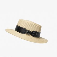 Treat yourself to the ultimate in vacation-essentials with this Beautoday Women's Wide Brim Straw Hat! With its cool panama style and chic metal decor, you'll be slaying the summer beach season in style! You'll be set for sunny days with this wide brim ready to keep you covered in pure class. So get ready to look good, stay cool and shade your way to success! Material: Paper Straw+PU Hat circumference: 55-58cm Colors: Khaki Luxury Black Brimmed Straw Hat, Luxury Casual Straw Hat With Short Brim, Luxury Classic Brimmed Straw Hat, Luxury Classic Straw Hat, Luxury Chic Formal Straw Hat, Panama Style, Vacation Essentials, Wide Brim Straw Hat, Straw Hats