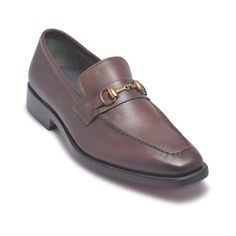 mens Bit Loafer leather shoes brown Formal Slip-on Moccasins With Moc Toe, Timeless Italian Loafers With Round Toe, Office Leather Moc Toe Shoes, Formal Bridle Leather Slip-on Dress Shoes, Formal Moccasins With Branded Insole And Moc Toe, Formal Moccasins With Moc Toe And Branded Insole, Formal Slip-on Moccasins, Timeless Formal Slip-on Moccasins, Elegant Bridle Leather Loafers For Formal Occasions