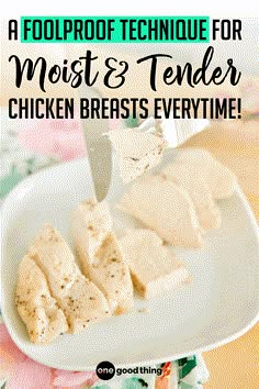 Moist Chicken Breast, Wallpaper Food, Moist Chicken, Ways To Cook Chicken, One Good Thing By Jillee