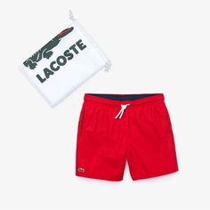 Final Price Reduction Sale Lacoste Boys / Kids Swim / Trunk Short Nwt Recommend Sizing Up Brand New Never Worn Smoke And Pet Free Tags Attached Great Lightweight Shorts With Rubber Waistband Perfect For Summer Not Long No Trade Ships Next Day 5 Star Seller With Side Pockets Comes With Reusable Drawstring Bag For Travel / Beach / Pool / Wet Items Price Is Firm Red Sporty Swimwear For Sports, Sporty Bottoms For Beach Playwear, Sporty Bottoms For Beach Season Playwear, Red Sporty Swimwear For Spring, Casual Red Swimwear, Red Cotton Swim Trunks For Summer, Sporty Red Shorts For Playwear, Kids Swim Trunks, Kids Swim