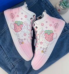 Fashion Strawberry Rabbit Shoes PN5345 ●Size:please see the picture. ●Material: pu ●About Shipping: We attach great importance to the orders of each customer and parcel delivery. 1.Processing time: 2-3 business days. 2.Shipping time: 10-15 business days to US, please allow 3-4 weeks shipping to other country.(Shipping times can be affected by variable customs clearance times or public holidays.) Rabbit Shoes, Strawberry Rabbit, Bunny Shoes, Kawaii Outfit Ideas, Kawaii Outfit, Cute Shoes Heels, Parcel Delivery, Customs Clearance, Cute Cars