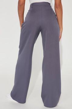 Available In Black, Chocolate, Slate Blue, And Charcoal. Trouser Pant Mid Rise Straight Leg Button And Zipper Closure Pockets Belt Loops 95% Polyester 5% Spandex Imported | The Perfect Trouser Pant 32 in Charcoal size 3X by Fashion Nova Black Chocolate, Pocket Belt, Slate Blue, Trouser Pants, Fashion Nova, Pajama Pants, Mid Rise, Straight Leg, Trousers