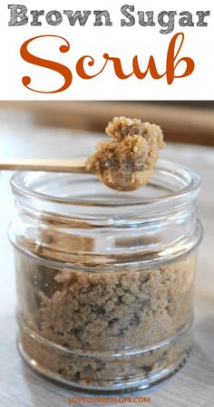 Diy Brown Sugar, Scrub Ideas, Hair Coconut Oil, Honey Scrub, Homemade Scrubs, Coconut Oil Scrub