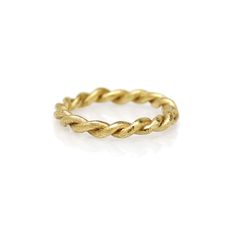 This ring features a classic twist motif with my delicate signature texturing. Because each twist is individually crafted by hand, each ring will have different markings and textures making each unique. Wear alone, or add to your stack. Materials: Solid 18K Gold Process: Casting Size: Custom made in the size you select Ready to ship in size 7 | Ships in 3-5 days. Custom sizes made to order. Please allow 1-2 weeks for production. Pretty Packages for Pretty Things Each piece ships in my custom pac Thick Twist, Twisted Ring, Twist Ring, Pretty Things, Gold Rings, 18k Gold, Wedding Rings, Twist, Size 7