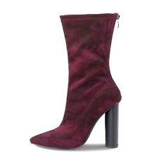 Like New Hollis Camo Microsuede Zip-Up Sock Boots By Olivia Miller Note: Minor Signs Of Wear; Peeling Alongside Zippers Mix A Little Military With A Whole Lot Of Fashion With These Camo Printed Pointed Toe Booties That Give You That Edgy Yet Fashionable Look! Size: 5.5 (Fit Like 6) Color: Burgundy Textile Upper Rubber/Textile Outsole Approximate Measurements (Also In Photos) 9” Shaft 4” Heel Suede High Heel Mid-calf Boots For Fall, Casual Suede Mid-calf Boots, Suede Round Toe Heels For Fall, Fall Suede Heels With Round Toe, Suede Heels With Round Toe For Fall, Fitted Suede Mid-calf Boots For Spring, Fall Suede Heeled Boots, Suede High Ankle Mid-calf Boots For Winter, Winter Suede Heeled Boots Medium Width