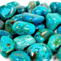 Chrysocolla Crystal, Heart Energy, Reiki Stones, Gemstone Meanings, Rock Collection, Red Barn, Felt Hearts, Chakra Stones, Tumbled Stones