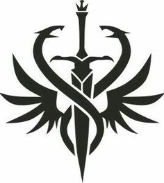 Hell Knight, Lineage 2, Class Logo, Cool Symbols, Magic Symbols, Dragon Tattoo Designs, Symbol Logo, Symbolic Tattoos, 판타지 아트