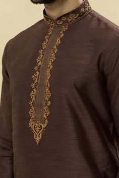 Cotton Pants Women, Men's Ethnic Wear, Straight Kurta, Brown Silk, Fashion App, Kurta Designs