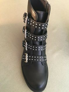 Combat Style, Wardrobe Pieces, Black Combat Boots, Combat Boot, 4 Inch Heels, Madden Girl, Silver Hardware, Biker Boot, View Photos