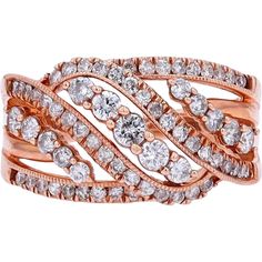 Radiant Rose: 14K Rose Gold 1.00 Carat Weight Diamond Ring Exquisite Rose Gold Diamond Ring With Vvs Clarity, Glamorous Anniversary Rings With Prong Setting, Diamond White 14k Rose Gold Diamond Ring For Anniversary, Glamorous Diamond Ring For Anniversary, Dazzling Brilliant Cut Rose Gold Ring, Elegant 14k Rose Gold Anniversary Rings, Elegant 14k Rose Gold Rings For Anniversary, Dazzling Rose Gold Brilliant Cut Ring, Glamorous Rose Gold Wedding Ring