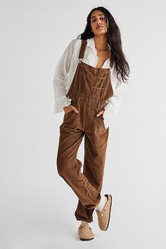 Boho Aesthetic Outfit, Cord Overalls, Coral Pants, Corduroy Dungarees, Black Overalls, Free People Style, Free People Clothing, Denim Mini Dress, Denim Overalls