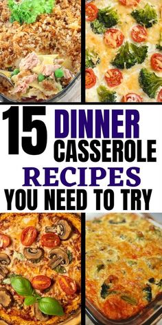 Want to make dinner casserole recipes? Don't worry you're in the right place. I like dinner recipes and these are  casserole recipes you'll like. If you'll like to make dinner casserole recipes then this pin is for you so don't hesitate and check them out. Cheap Casserole Recipes, Main Entree Recipes, Favorite Casseroles, Easy Meal Plans