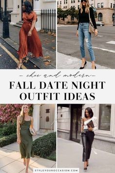 Fall Date Night Dress Outfit, Stylish Fall Outfits Date Night, Dinner Clothes Outfits Night Women, Fall Evening Outfit Dressy, Romantic Concert Outfit Ideas, Married Date Night Outfit, Dressy Dinner Outfit Fall, Fall Dinner Outfits 2022, Date Night 30s Outfit