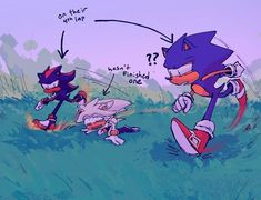 Sonic And Silver, Tails And Sonic, Running Stamina, Sonic And Tails, Sonic Videos, Shadow Sonic, Sonic Heroes, Silver The Hedgehog, Sonic Funny