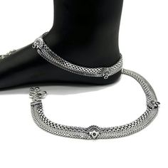 Name of product:  925 Sterling Silver Light Weight Anklet / Silver Payal Weight: 57.2 grams. Length: 27.1centimeter  FREE EXPRESS SHIPPING -----Feedback::- A satisfied customer is our top priority and your feedback forms the backbone of our success. Don't forget to give positive feedback along with good ratings. Thank You Elegant Silver Chain Anklets, Elegant Silver Anklets With Latkans, Elegant Metal Anklet For Festivals, Silver Temple Jewelry Anklets As Gift, Elegant Silver Anklets For Formal Occasions, Elegant Silver Anklets For Festive Occasions, Silver Elegant Festive Anklets, Elegant Oxidized Anklets For Festivals, Luxury Silver Bracelets For Festivals