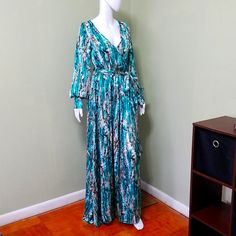 Teal Vacay Maxi Soft & Silky Dress. 100% Polyester. Chic Long Sleeve Lined Maxi Dress, Carmen Marc Valvo Dress, Lace Mermaid Dress, Cute Maxi Dress, Long Knitted Dress, Full Dress, Maxi Tank Dress, Silky Dress, White Maxi