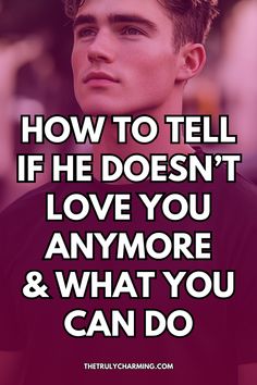 How to tell if he doesn’t love you anymore & what you can do 💔 Recognize the signs a man no longer loves you and take steps to heal and move forward.
Signs he's not in love with you anymore.