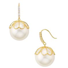 These Kate Spade Earrings Balance Oversized Pearls With Delicate French Wire For An Accessory That Gives You Everyday Elegance In One Easy Step. Gold Plate Linear Drop Silhouette Length: 1.25” Spade-E8 Brand New On Kate Spade Earring Card Elegant White Kate Spade Earrings, Kate Spade White Jewelry With Matching Earrings, Kate Spade White Jewelry Set With Matching Earrings, Kate Spade White Round Jewelry, Elegant Kate Spade Earrings As Gift, Elegant Kate Spade Earrings For Gift, White Kate Spade Jewelry, Kate Spade Drop Earrings For Party, Kate Spade Gold Earrings For Anniversary