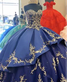 Blue Quinceanera Dresses Damas, Dark Royal Blue Quinceanera Dresses, Quince Dresses Dark Blue, Quince Dark Blue, Midnight Blue Quinceanera Dresses, Dark Blue Quince, Navy Quinceanera