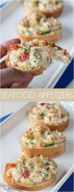 this is an image of seafood appetizers