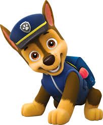 a cartoon dog wearing a police uniform