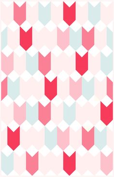 an abstract geometric pattern with red and blue squares on pink background, created using the same color scheme used in graphic design