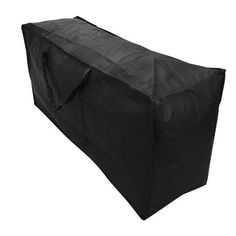 a large black cover for an outdoor bbq grilling oven on a white background