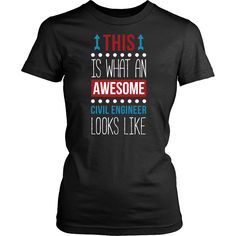 Civil engineer Shirt - This is what an awesome Civil engineer looks like - Profession Gift I Have Anger Issues, Employee Appreciation Day, Civil Engineer, Anger Issues, Employee Appreciation, Tshirt Outfits