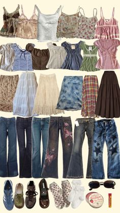 #dreamcloset #dreamclothes #wishlist #vintage Summer Fits Skirts Long, 90 Summer Outfits, Elevated Indie, Shoujo Girl, Funky Outfits, Clothes And Shoes, Fashion Mistakes