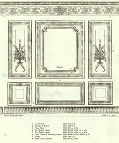 an architectural drawing shows the details of different rooms