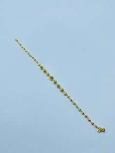 22K Gold, Weight: 5.4 grams. Length: 7.5 inches. 4 Grams Gold Bracelet For Women, Gold Bracelet Simple Chain, Gold Bracelet Ideas For Women, Bracelets Gold Simple For Women Latest, Women Bracelets Gold Designs, Bracelets Gold Simple For Women Indian, Chain Models Gold For Women, Simple Gold Bracelets For Women, Chain Bracelets Gold Simple For Women