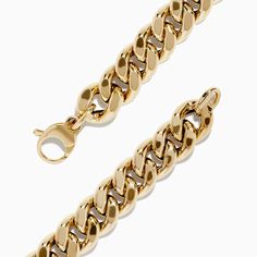 14K Yellow Gold Hollow Curb Chain Bracelet 7.5" Curb Chain Bracelet, Curb Chain, Gold Yellow, Chain Bracelet, Yellow Gold, Bracelet, Chain, Yellow, Gold