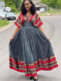 Good quality dress  Hand made Oromo Dress, Shweshwe Designs, Eritrean Culture, Ethiopian Dresses, Eritrean Dress, Beautiful Ethiopian, Ethiopian Clothing, Ethiopian Traditional Dress, African Traditional Wear