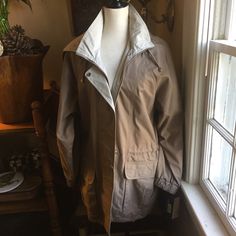 London Fog Jacket. Brand New With Tags Beige Travel Outerwear For Fall, Long Sleeve Sport Coat For Travel In Fall, Classic Spring Outerwear For Outdoor, Classic Spring Outdoor Outerwear, Spring Khaki Sport Coat For Outdoor, Spring Outdoor Khaki Sport Coat, Casual Fall Travel Outerwear, London Fog Jacket, London Fog