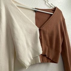 Size Small, Cardigan, Cover Up, Long Sleeve, Brown, White, Off White, Cream, Light Brown, Button Up, Wild Fable, Comfy, Soft, Never Worn White Tops With Buttons For Layering, White Sweater With Buttons For Day Out, White Button-up Cardigan For Layering, White Buttoned Sweater For Day Out, White Button Sweater For Day Out, White V-neck Cardigan For Day Out, White Cardigan With Button Closure For Layering, White Button-up Sweater For Layering, White Sweater For Layering With Button Closure