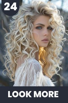 Check out 24 stunning curly hairstyles that are perfect for any occasion. Whether you prefer loose, beachy waves or tight, defined curls, these styles will showcase your natural beauty. Discover the best ways to style your curly hair and find the perfect look for you. Layered Curly Hairstyles, Hairstyles For Women Easy, Trendy Curly Hairstyles, Hair Styles Natural, Best Curly Hairstyles, Easy Curly Hair, Hairstyles 2024, Blonde Curly Hair, Balayage Blonde