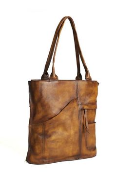 Handmade Vintage Brown Full Grain Leather Tote Handbag – Blue Sebe Handmade Leather Bags Leather Hobo Bag With Smooth Grain, Leather Satchel Hobo Bag With Smooth Grain, Leather Hobo Bag With Smooth Grain Satchel, Leather Hobo Bag With Double Handle And Smooth Grain, Textured Leather Bags For Daily Use, Textured Leather Handheld Shoulder Bag For Everyday Use, Textured Leather Rectangular Hobo Bag, Textured Leather Tote Satchel, Textured Leather Shoulder Backpack