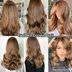 Warm Tone Brown Hair, Tone Brown Hair, Brown Hair And Eyes, Golden Brown Hair Color, Golden Brown Hair, Brown Hair Shades, Brown Hair Looks, Brown Hair Inspo